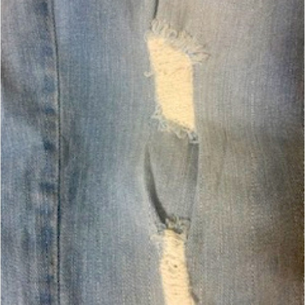 Distressed Denim Jeans Overalls - Picture 4 of 9